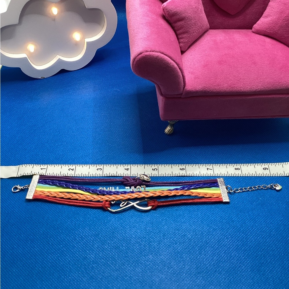 New - Hand Crafted - Love Wins Pride Bracelet